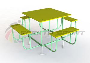 Купить Столик со скамейками арт. SP УБС1 в Певеке 