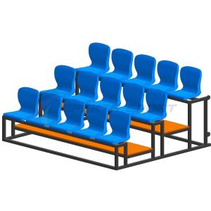 Купить Трибуна мобильная 3 ряда сиденья пластиковые на 15 мест в Певеке 