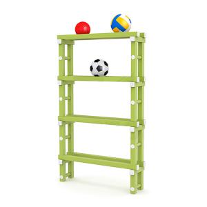 Купить Стеллаж для мячей (для бассейнов) жесткий ПВХ, 1010х260х1660 мм в Певеке 